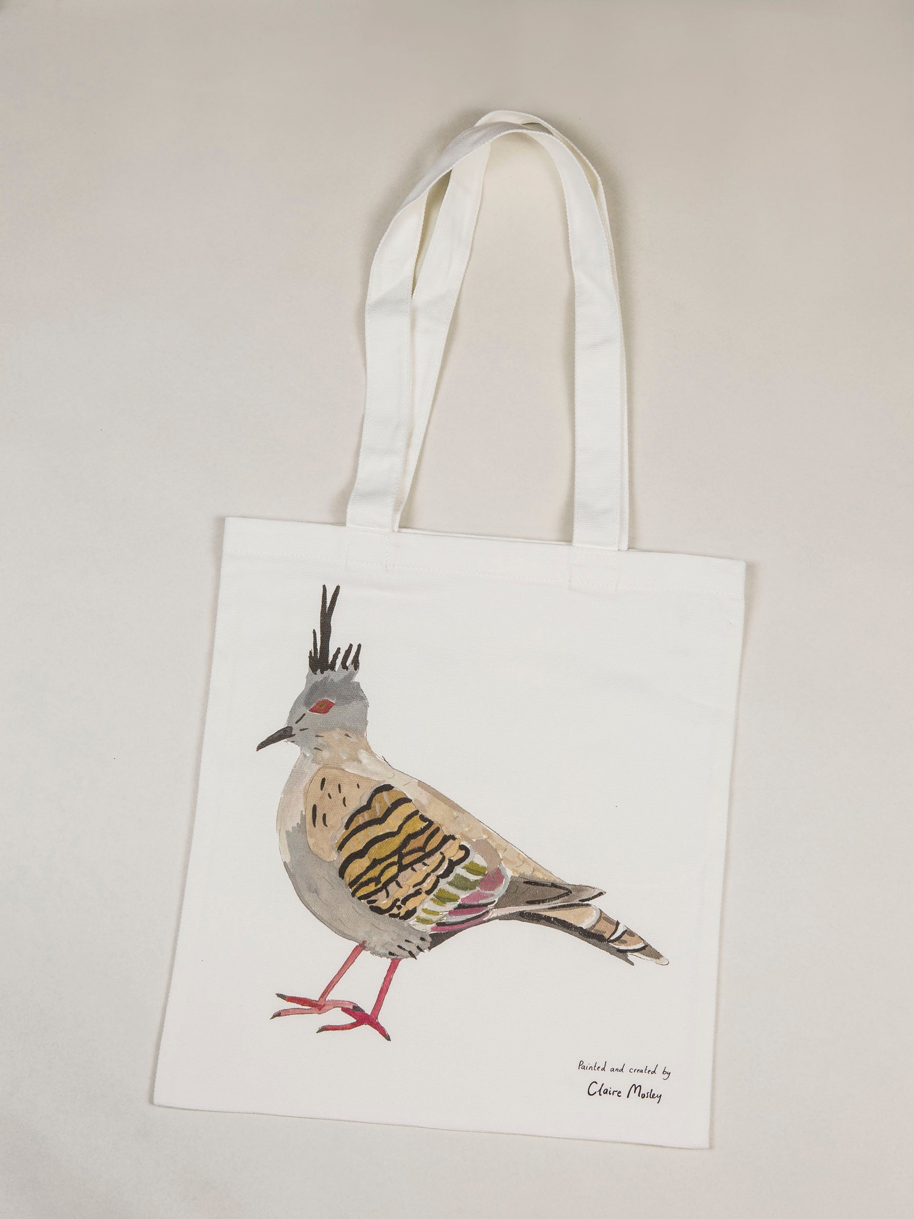 A Tote Bag - Crested Pigeon